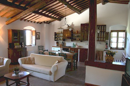 Chianti farm house for 2, 6 or 8 persons near Greve in Chianti, Tuscany