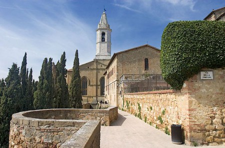 Pienza in the Val d'Orcia of Tuscany, Italy