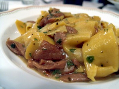 Porcini with pasta