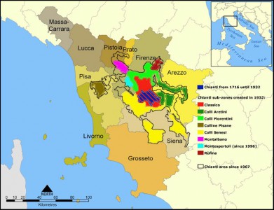 chianti wine zones