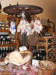 Chianti bread, salumi and wine