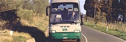 SITA bus in Tuscany
