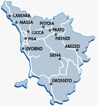 railway train map of tuscany