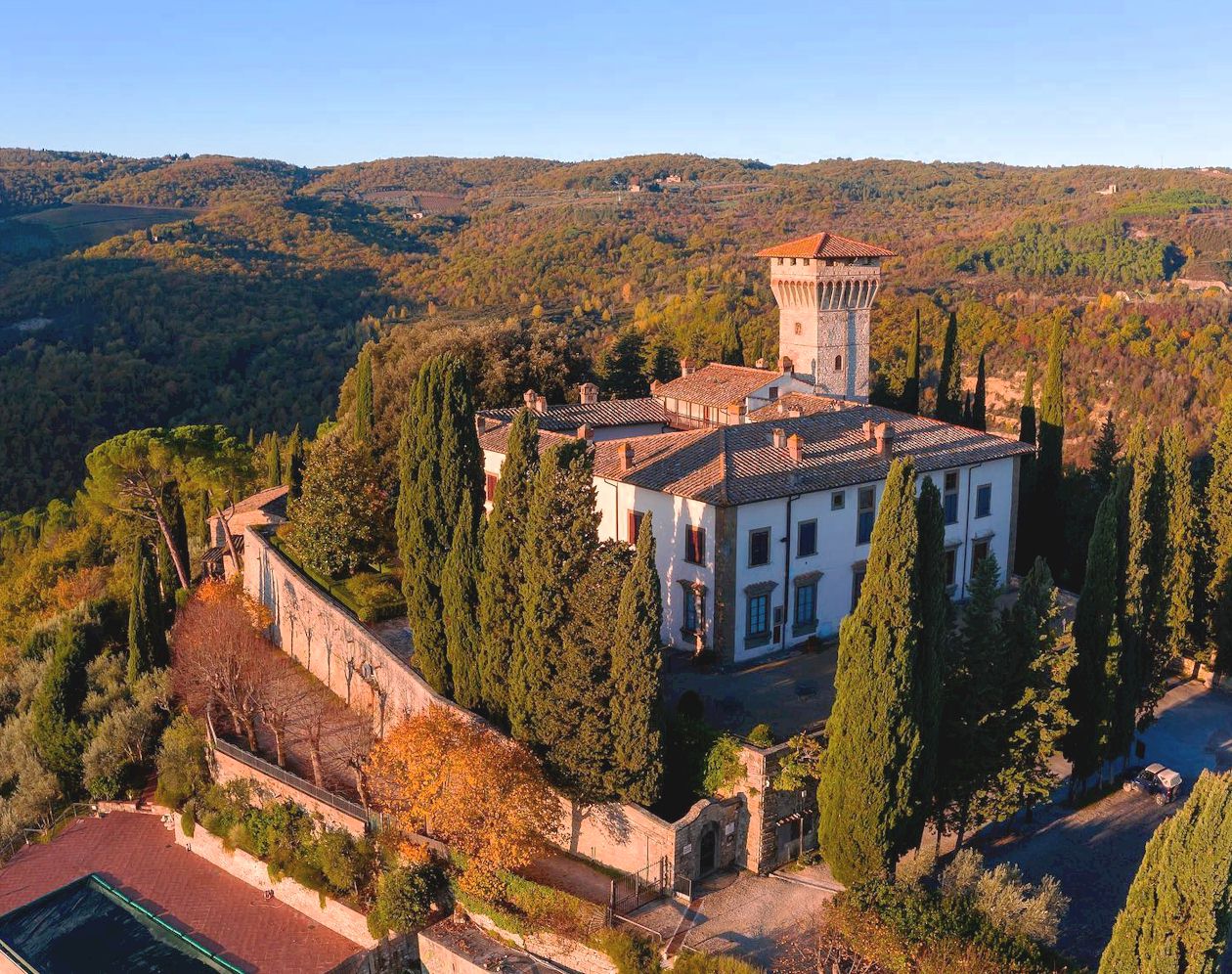 castello vicchiomaggio wine tour